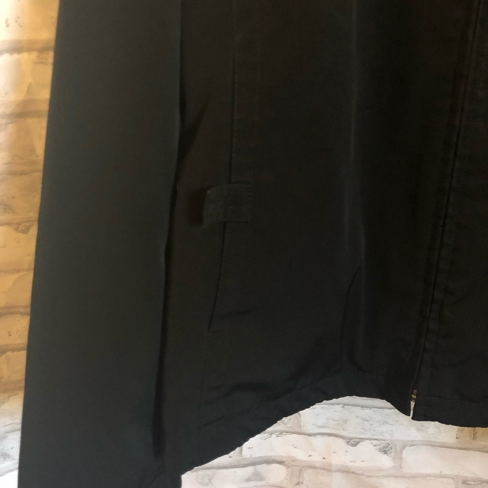 Black Polyester Lightweight Jacket Size Large - image 3